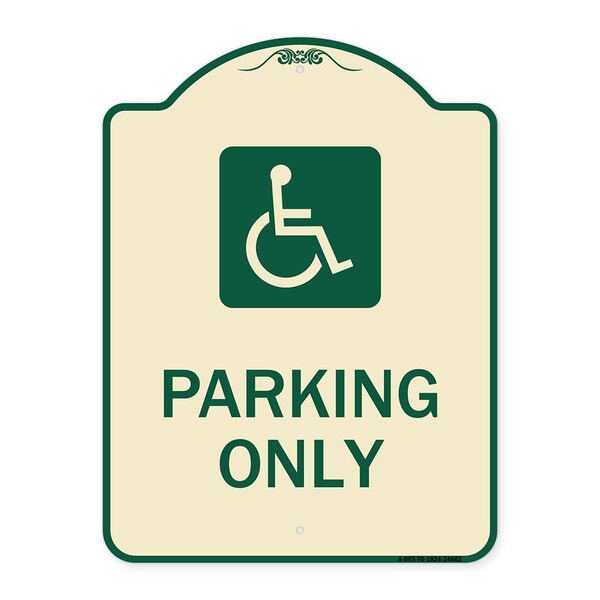 Signmission ADA Compliant Parking AccessibleHeavy-Gauge Aluminum Architectural Sign, 24" x 18", TG-1824-24662 A-DES-TG-1824-24662 - main